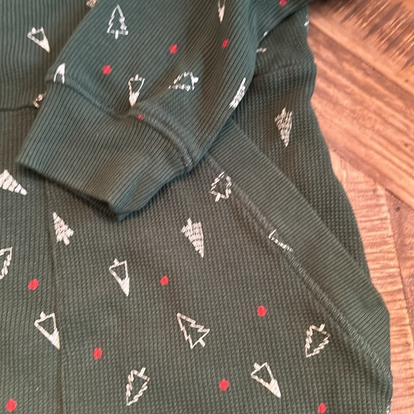 Waffle Knits Tree Motif Jumpsuit SZ S - Picture 7 of 8